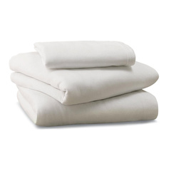 Lew Jan Textile Bariatric Bed Sheet Fitted 48 W X 80 L X 12 D Inch White Cotton 55% / Polyester 45% Reusable, 1/EA