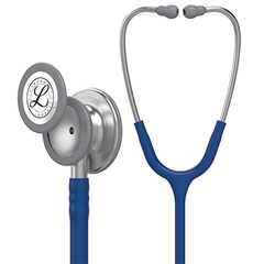 3M Classic Stethoscope 3M™ Littmann&reg; Classic III™ Navy Blue 1-Tube 27 Inch Tube Double-Sided Chestpiece, 1/EA