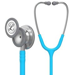 Solventum Corporation Clinician Stethoscope 3M™ Littmann&reg; Classic III™ Turquoise 1-Tube 27 Inch Tube Convertible Chestpiece, 1/EA