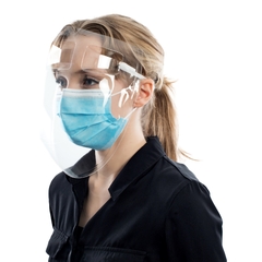 Southmedic Wraparound Face Shield Better Shield One Size Fits Most Full Length Ventilated Reusable NonSterile, 1/BX