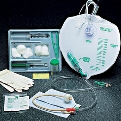 Bard Medical Indwelling Catheter Tray Advance Coude Tip 16 Fr. Latex, 10 EA/CS