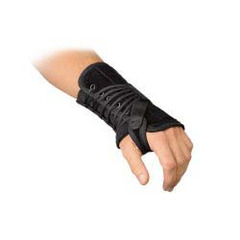 Breg Wrist Brace Breg&reg; Aluminium / Felt / Suede Left Hand Black One Size Fits Most, 1/EA
