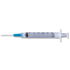 MON95827BX - BD - Intramuscular Syringe with Needle PrecisionGlide 3 mL 23 Gauge 1 Inch Detachable Needle Without Safety, 100EA/BX
