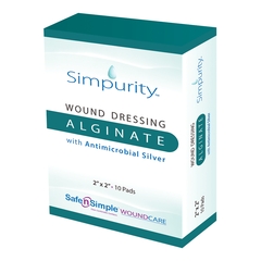 Safe n Simple Calcium Alginate Dressing with Silver Simpurity 2