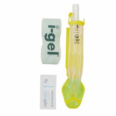 Intersurgical Supraglottic Airway I-gel Size 3 Silicone Single Patient Use Sterile, 6 per Case