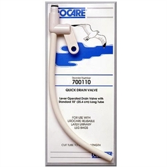 Urocare Products Long DrainTube Urocare Quick Drain Valve Standard, 0.25 I.D.
