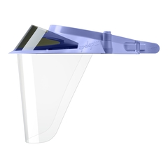 OP D-OP Inc. Face Shield Kit Op d Op II One Size Fits Most Full Length Anti-fog Reusable NonSterile, 1/EA