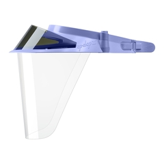 OP D-OP Inc. Face Shield Kit Op d Op II One Size Fits Most Full Length Anti-fog Reusable NonSterile, 1/EA