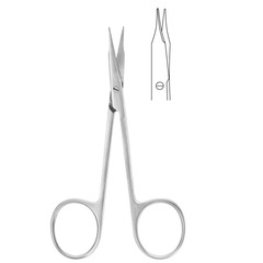 McKesson Tenotomy Scissors Argent™ Stevens 4-1/8 Inch Surgical Grade Stainless Steel Finger Ring Handle