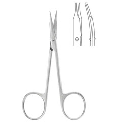 McKesson Tenotomy Scissors Argent™ Stevens 4-1/8 Inch Surgical Grade Stainless Steel Finger Ring Handle
