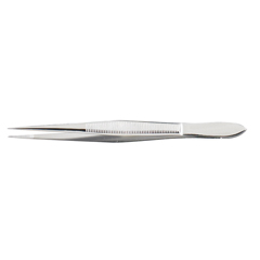 McKesson Splinter Forceps Argent™ 4 Inch Length Surgical Grade Stainless Steel NonSterile NonLocking Thumb Handle Straight, 1/EA