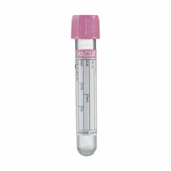 Greiner Bio-One Vacuette Venous Blood Collection Tube K2 EDTA Additive 4 mL Pull Cap Polyethylene Terephthalate (PET) Tube, 1200 per Case