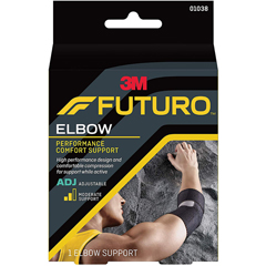 3M Elbow Support 3M Futuro One Size Fits Most Left or Right Elbow Black