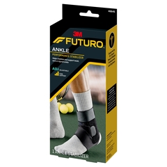 3M Ankle Stabilizer Futuro Sport Deluxe One Size Fits Most D-Ring / Hook and Loop Strap Closure Left or Right Foot, 1/EA