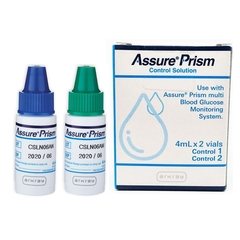 Arkray Diabetes Monitoring Control Assure&reg; Prism Blood Glucose Test 2 Levels, 1/BX