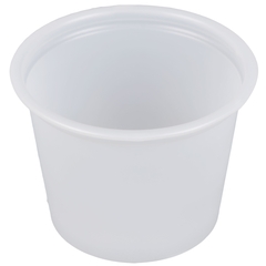 Solo Souffle Cup Solo 1 oz. Translucent Plastic Disposable, 250 EA/SL