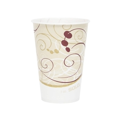Solo Drinking Cup Solo 7 oz. Symphony Print Wax Coated Paper Disposable, 100 EA/SL