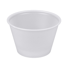Solo Souffle Cup Solo 4 oz. Translucent Plastic Disposable, 250 EA/SL