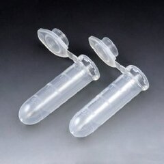 Globe Scientific Microcentrifuge Tube Plain 2 mL Snap Cap Polypropylene Tube, 500/CS