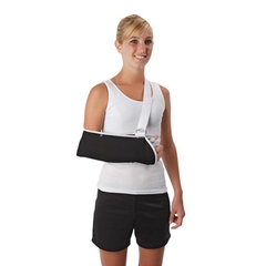 Ossur Arm Sling with Shoulder Pad Ossur Premium D-Ring / Slide Buckle Closure / Adjustable Strap X-Large