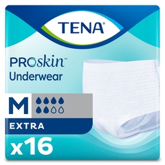 Essity Unisex Adult Absorbent Underwear TENA&reg; ProSkin™ Extra Pull On with Tear Away Seams Medium Disposable Moderate Absorbency
