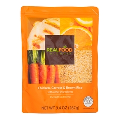 Nutricia Tube Feeding Formula 9.4 oz. Pouch Ready to Use Orange Chicken / Carrots / Brown Rice Adult / Child, 12/CS