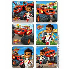 Medibadge Disney&reg; 75 per Roll Blaze and The Monster Machines Sticker 2-1/2 Inch, 90/RL