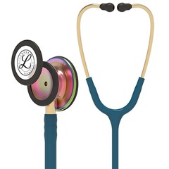 Solventum Corporation Clinician Stethoscope 3M™ Littmann&reg; Classic III™ Caribbean Blue 1-Tube 27 Inch Tube Convertible Chestpiece, 1/EA