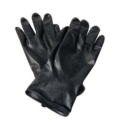 Fisher Scientific Chemical Protection Glove North™ Size 9 Butyl Rubber Black 11 Inch Beaded Cuff NonSterile, 1/PR
