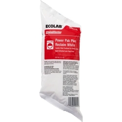 Ecolab Laundry Stain Remover StainBlaster™ Power Pak Plus Reclaim White 1.2 lbs. Powder Concentrate, 12 EA/CS