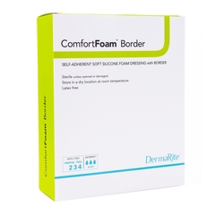 Dermarite Silicone Foam Dressing ComfortFoam™ Border 6 x 8