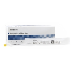 McKesson Epidural Needle McKesson Tuohy Style 20 Gauge 3-1/2 Inch, 25 EA/BX