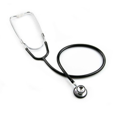 McKesson General Exam Stethoscope Black 1-Tube 21 Inch Tube Double Sided Chestpiece
