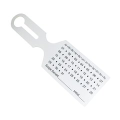 Healthmark Industries Blank Label HangTimeKit TM Instructional Label White Paper 2-1/2 X 8-1/2 Inch, 500/BX