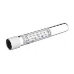 Greiner Bio-One VACUETTE&reg; Z No Additive Venous Blood Collection Tube Plain 16 X 100 mm 9 mL White Pull Cap Polyethylene Terephthalate (PET) Tube