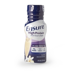 Abbott Nutrition Ensure High Protein Shake, Vanilla, 8-ounce bottle
