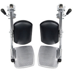 Drive Medical Wheelchair Foot Plate For Bariatric sentra EC heavy duty, extra-extra-wide wheelchair, 1/PR