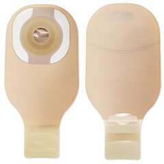 Hollister Ostomy Pouch Premier™ One-Piece System 12 Inch Length Convex, Pre-Cut 1 Inch Stoma Drainable, 5/BX