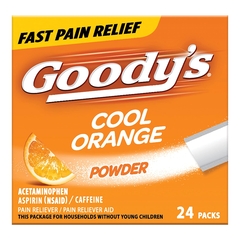 Medtech Laboratories Pain Relief Goody's&reg; Extra Strength 325 mg - 500 mg - 65 mg Strength Acetaminophen / Aspirin / Caffeine Powder 24 per Box