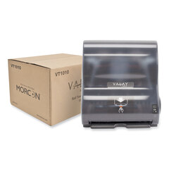 Morcon Valay 10 Inch Roll Towel Dispenser, 13.25 x 9 x 14.25, Black