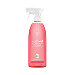 Method Products All Surface Cleaner, Pink Grapefruit, 28 oz Spray Bottle, 8/Carton