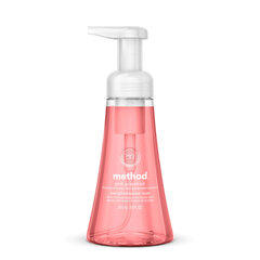 Method Products Foaming Hand Wash, Pink Grapefruit, 10 oz Pump Bottle, 6/Carton