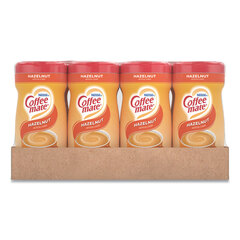 Nestle Non-Dairy Powdered Creamer, Hazelnut, 15 oz Canister, 12/Carton