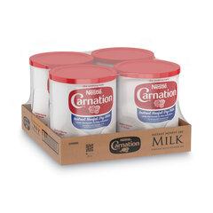 Nestle Instant Nonfat Dry Milk, Unsweetened, 22.75 oz Canister, 4/Carton