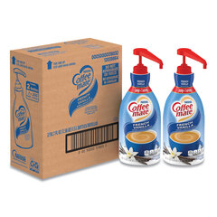 Nestle Liquid Coffee Creamer, French Vanilla, 1.5 Liter Pump Bottle, 2/Carton