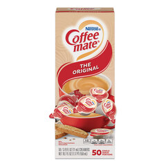 Nestle Liquid Coffee Creamer, Original, 0.38 oz Mini Cups, 50/Box