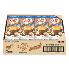 Nestle Plant-Based Almond Milk Non-Dairy Liquid Creamer Singles, Natural Vanilla, 0.38 oz Tubs, 200/Carton
