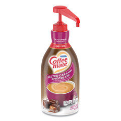 Nestle Liquid Creamer Pump Bottle, Salted Caramel Chocolate, 1.5 Liter