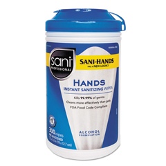 NICP92084 - Sani Professional Sani-Hands Hands Instant Sanitizing Wipes