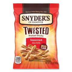 SNYDER'S Pretzels, Seasoned, 2.25 oz Bag, 36/Carton